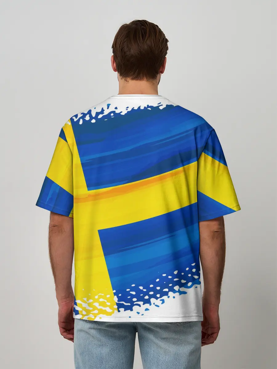 Мужская футболка оверсайз / ЗЛАТАН ИБРАГИМОВИЧ / ШВЕЦИЯ