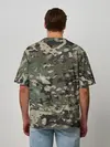 Мужская футболка оверсайз / Камуфляж Land Rover