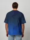 Мужская футболка оверсайз / Blue Point