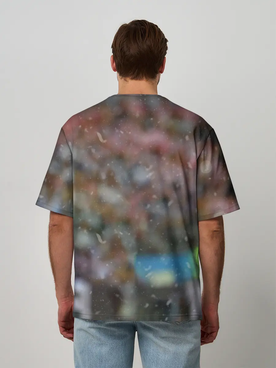 Мужская футболка оверсайз / Месси Аргентина