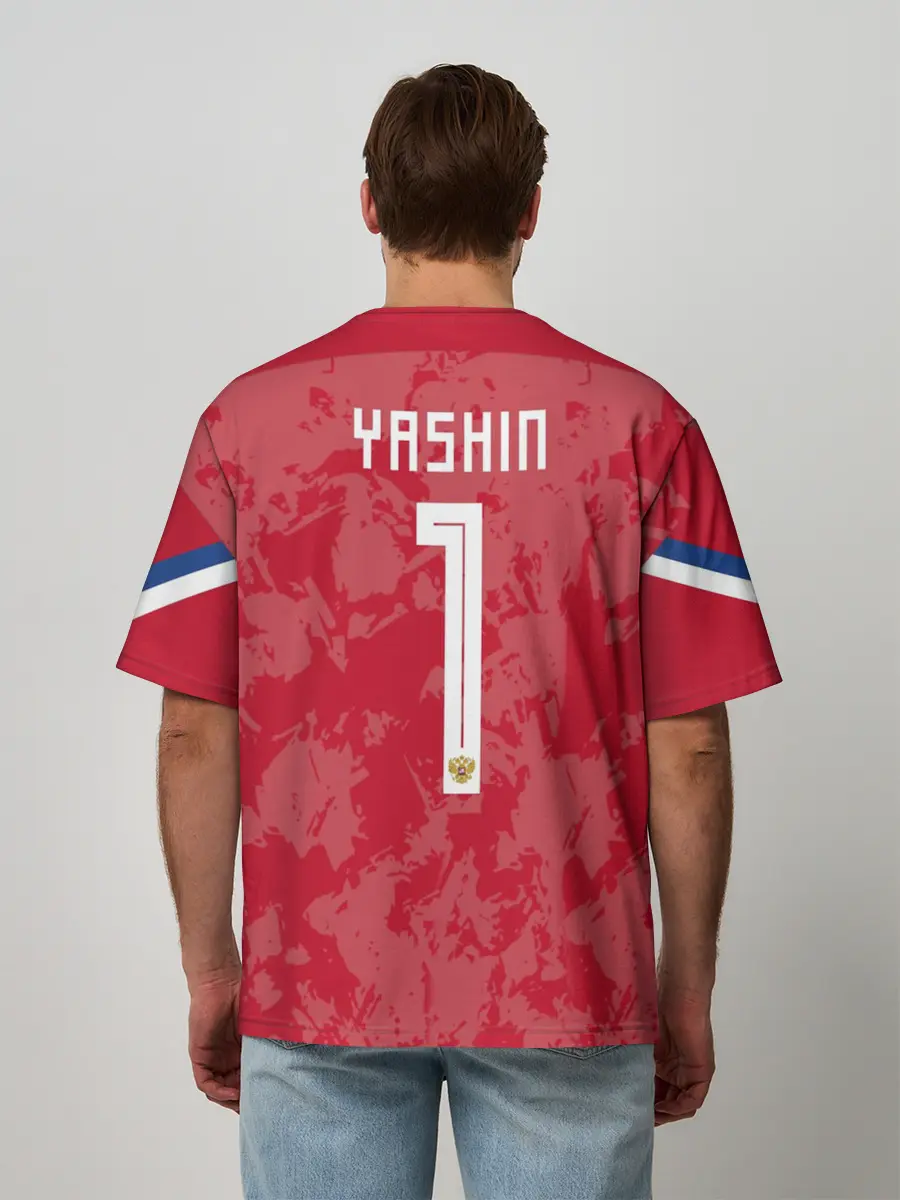 Мужская футболка оверсайз / Лев Яшин