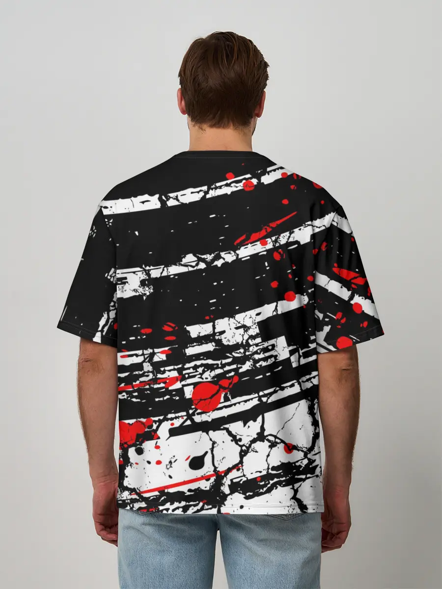 Мужская футболка оверсайз / RAMMSTEIN