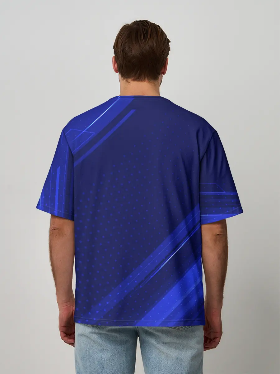 Мужская футболка оверсайз / BABY SHARK / БЭБИ ШАРК.