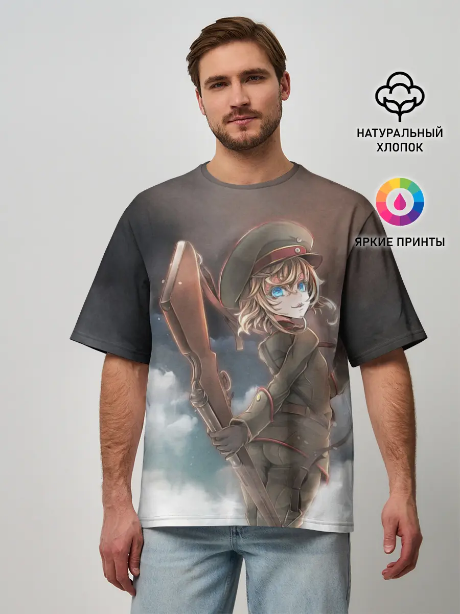 Мужская футболка оверсайз / Хроника Тани