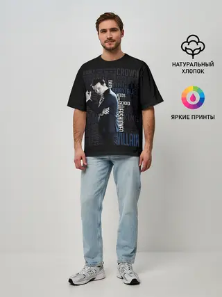 Мужская футболка оверсайз / Sherlock