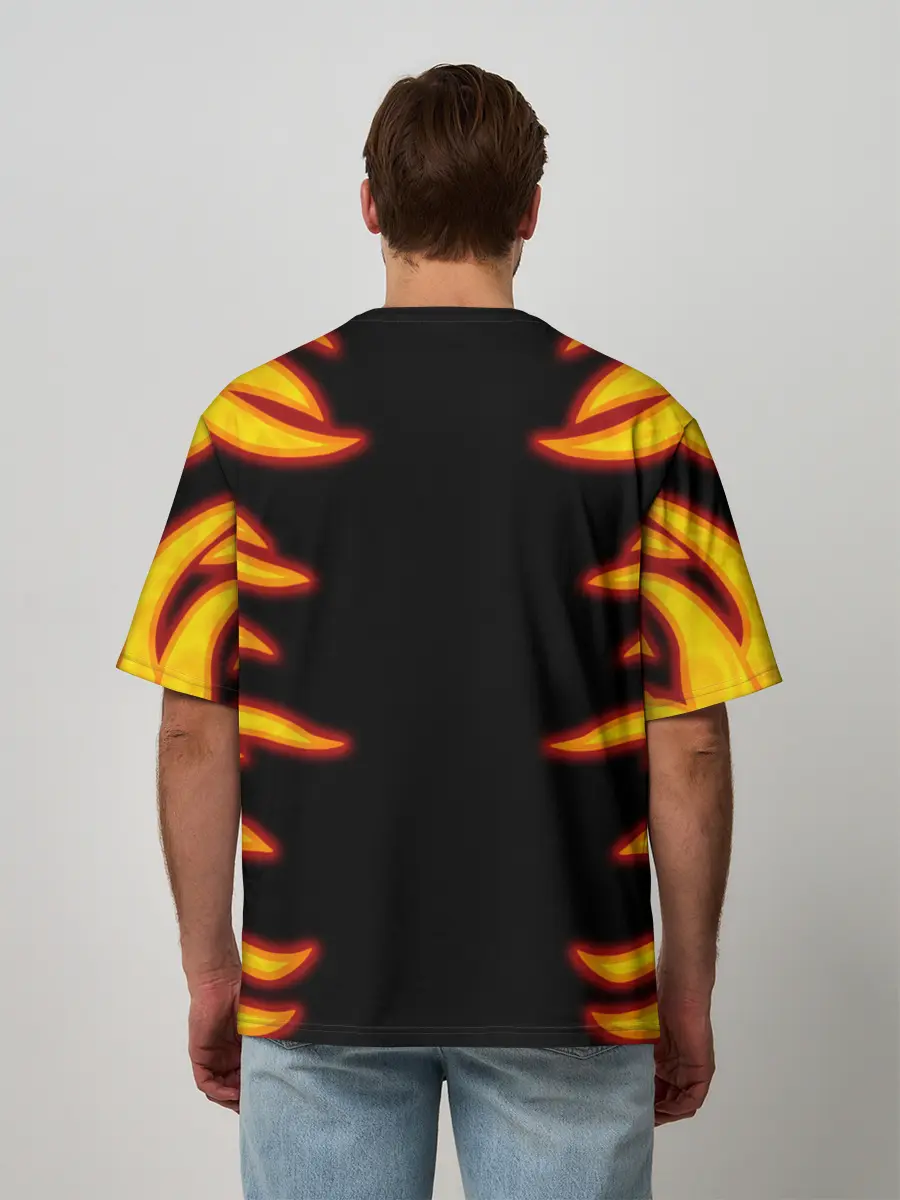 Мужская футболка оверсайз / Тихоокеанский рубеж