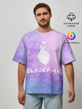 Мужская футболка оверсайз / BLACKPINK