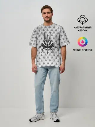 Мужская футболка оверсайз / Nier Automata | Герб