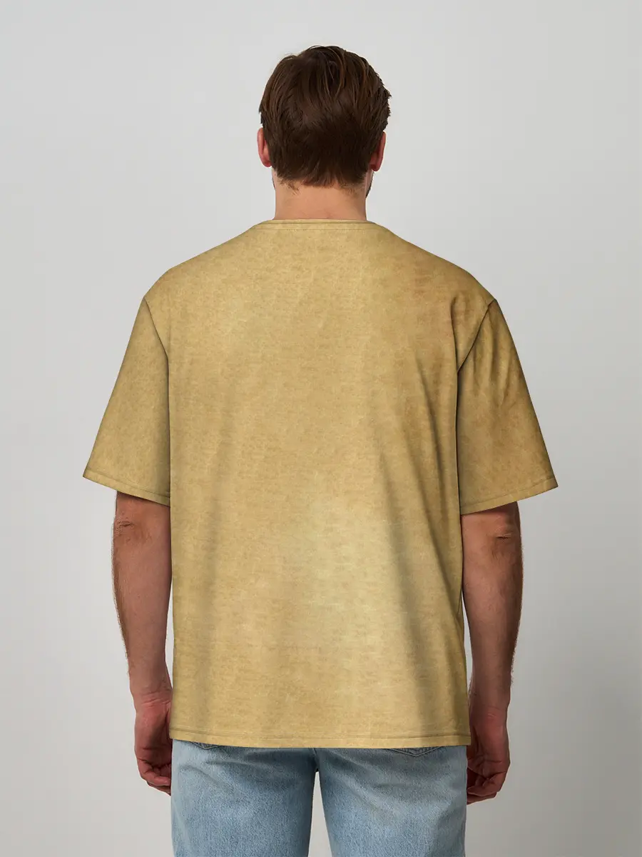 Мужская футболка оверсайз / Искры и Канкан Пикник