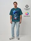 Мужская футболка оверсайз / Sonic