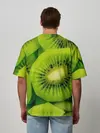 Мужская футболка оверсайз / Зеленый киви