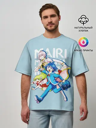Мужская футболка оверсайз / Mairimashita!