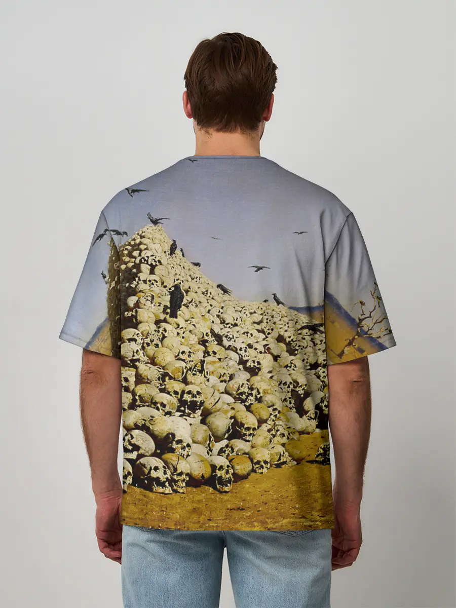 Мужская футболка оверсайз / Все как у людей