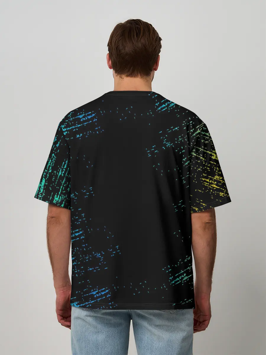 Мужская футболка оверсайз / POP IT DINOSAUR | ДИНОЗАВР