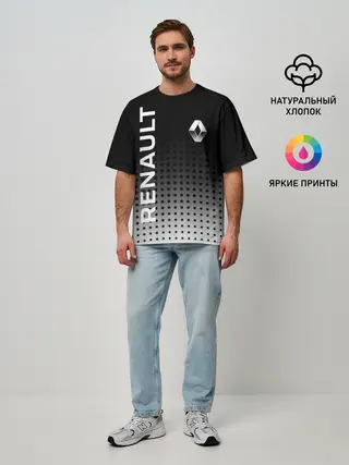Мужская футболка оверсайз / Renault