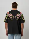 Мужская футболка оверсайз / Цветы