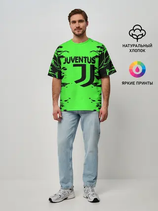 Мужская футболка оверсайз / JUVENTUS