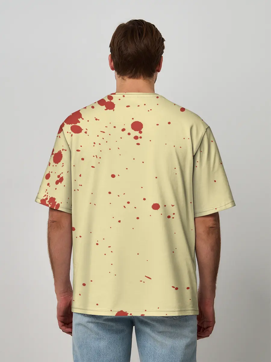 Мужская футболка оверсайз / Усопп One Piece. Большой куш