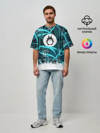 Мужская футболка оверсайз / Тоторо