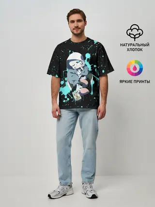 Мужская футболка оверсайз / UNDERTALE