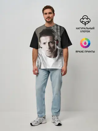 Мужская футболка оверсайз / Честер