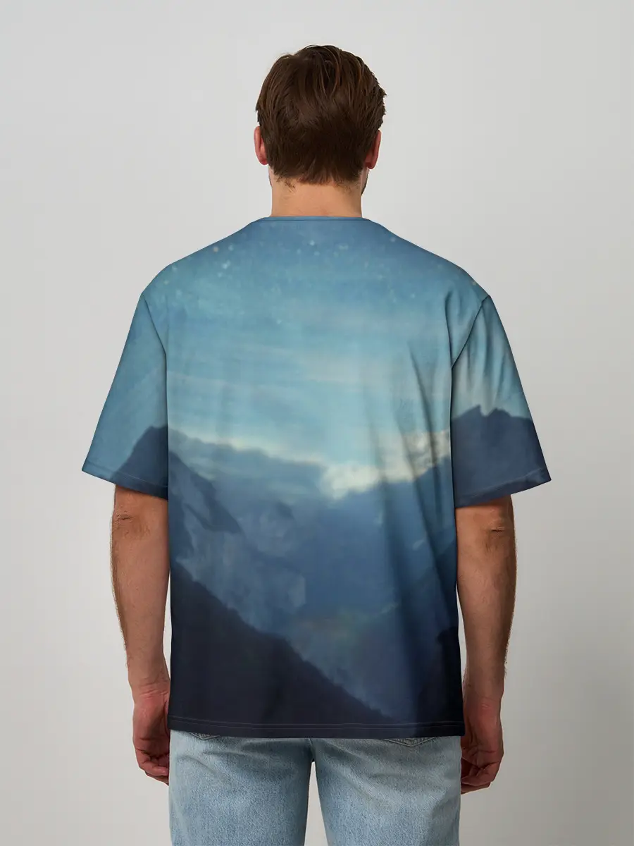 Мужская футболка оверсайз / Магическая Битва - Ты плачешь?