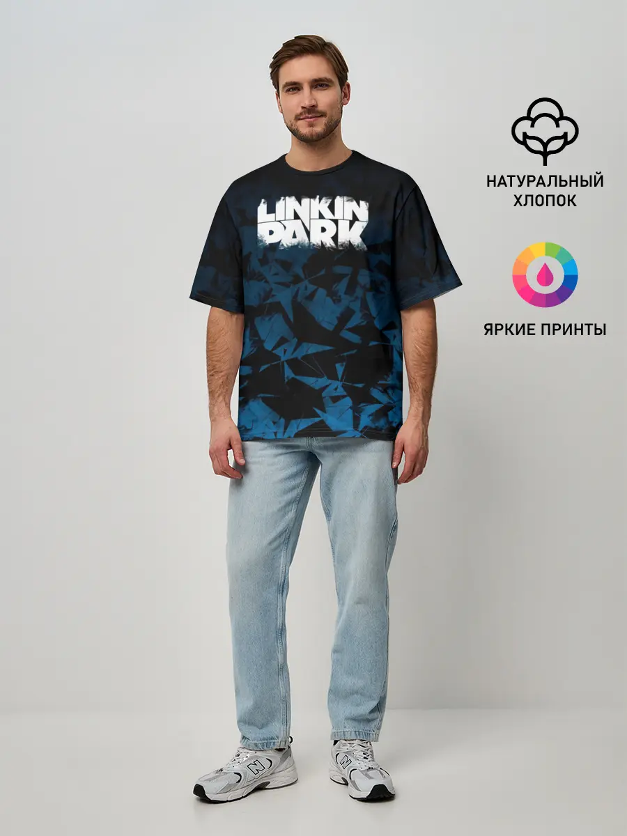 Мужская футболка оверсайз / Linkin Park #3