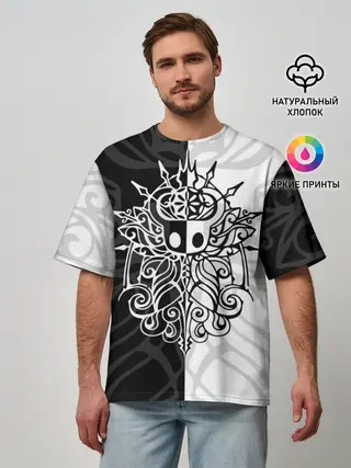 Мужская футболка оверсайз / HOLLOW KNIGHT | ХОЛЛОУ НАЙТ