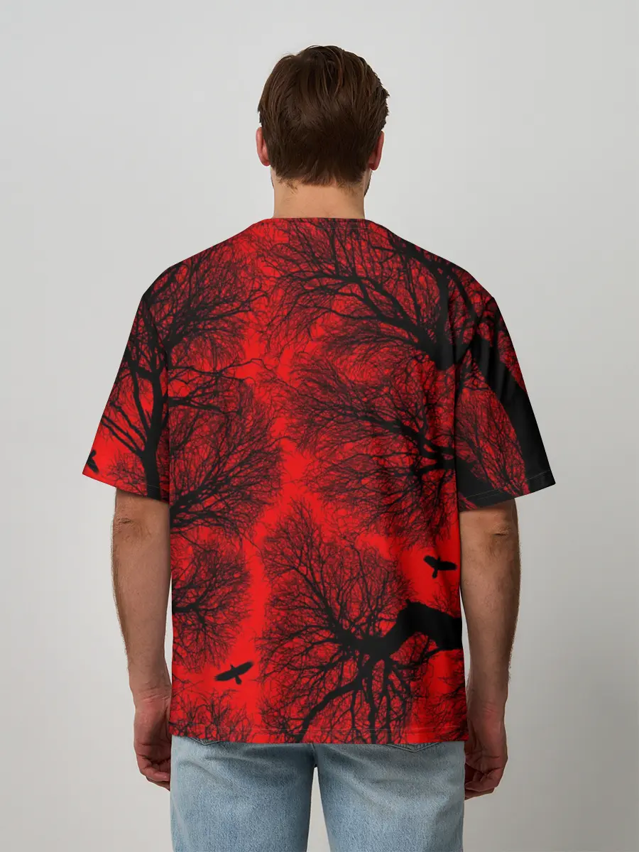 Мужская футболка оверсайз / Dead by Daylight