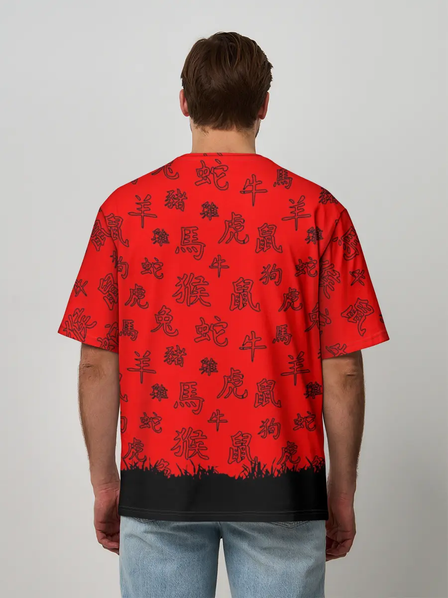 Мужская футболка оверсайз / САМУРАЙ