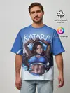 Мужская футболка оверсайз / Катара Аватар