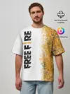 Мужская футболка оверсайз / FREE FIRE