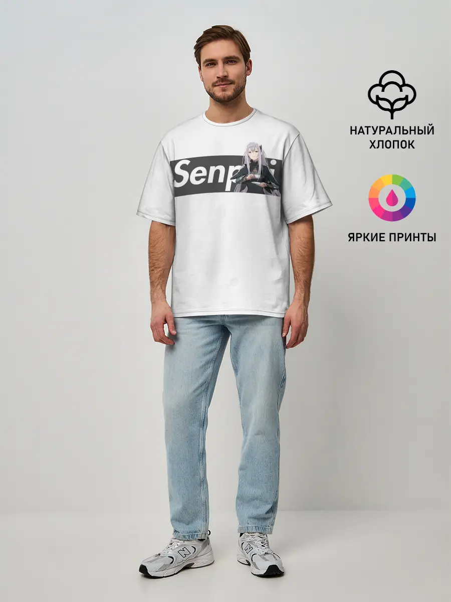 Мужская футболка оверсайз / Re:Zero