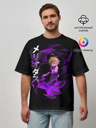 Мужская футболка оверсайз / Meliodas
