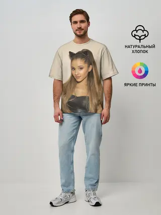 Мужская футболка оверсайз / Ariana Grande