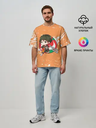 Мужская футболка оверсайз / Yamaguchi Tadashi | Haikyu | Волейбол