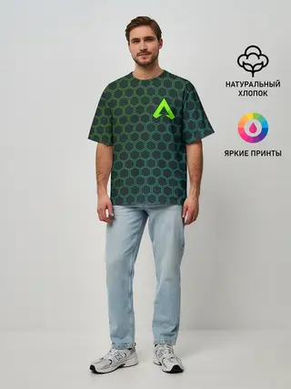 Мужская футболка оверсайз / APEX LEGENDS / АПЕКС ЛЕГЕНД