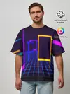 Мужская футболка оверсайз / NEON STYLE
