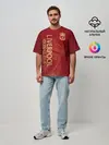 Мужская футболка оверсайз / Ливерпуль