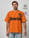 Мужская футболка оверсайз / ФК ВАЛЕНСИЯ / ФОРМА 20-21