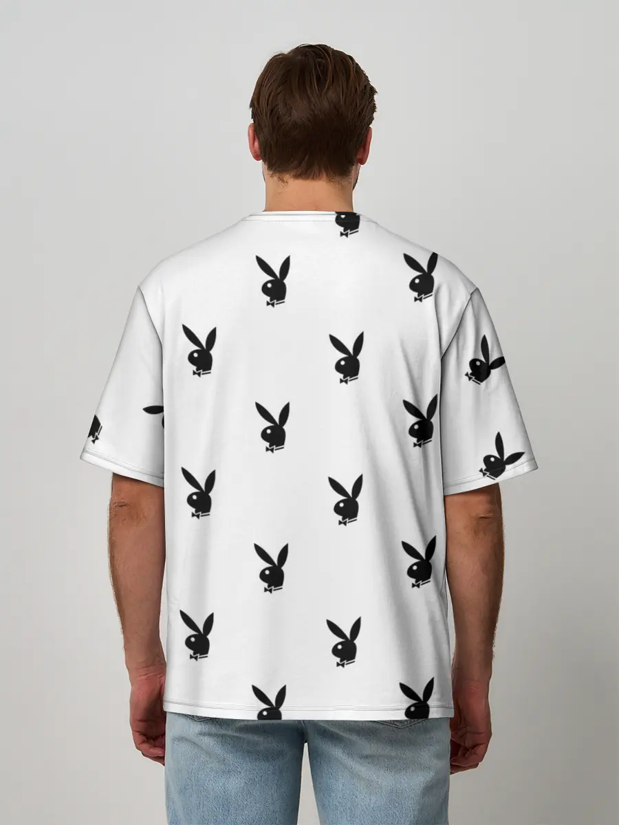 Мужская футболка оверсайз / PLAYBOY | ПЛЕЙБОЙ