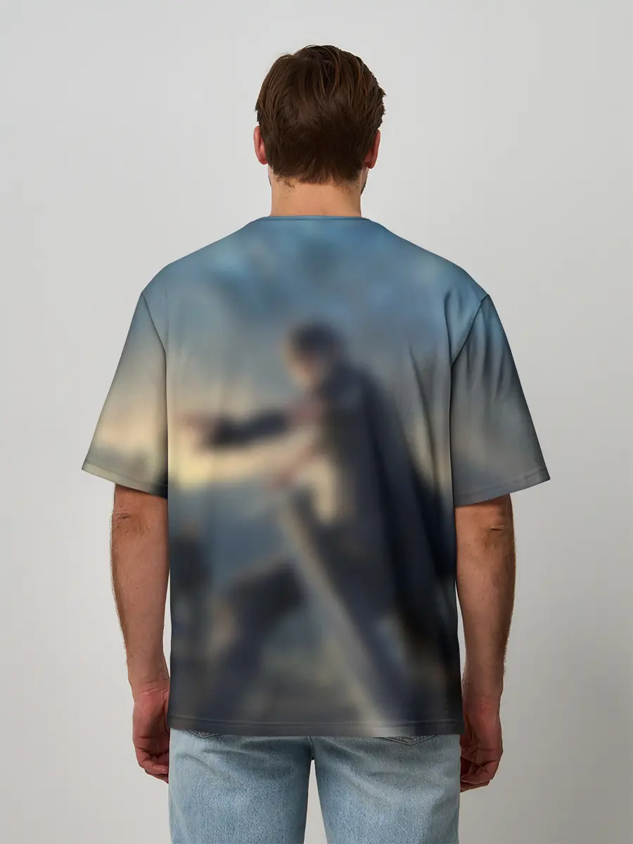 Мужская футболка оверсайз / Final Fantasy