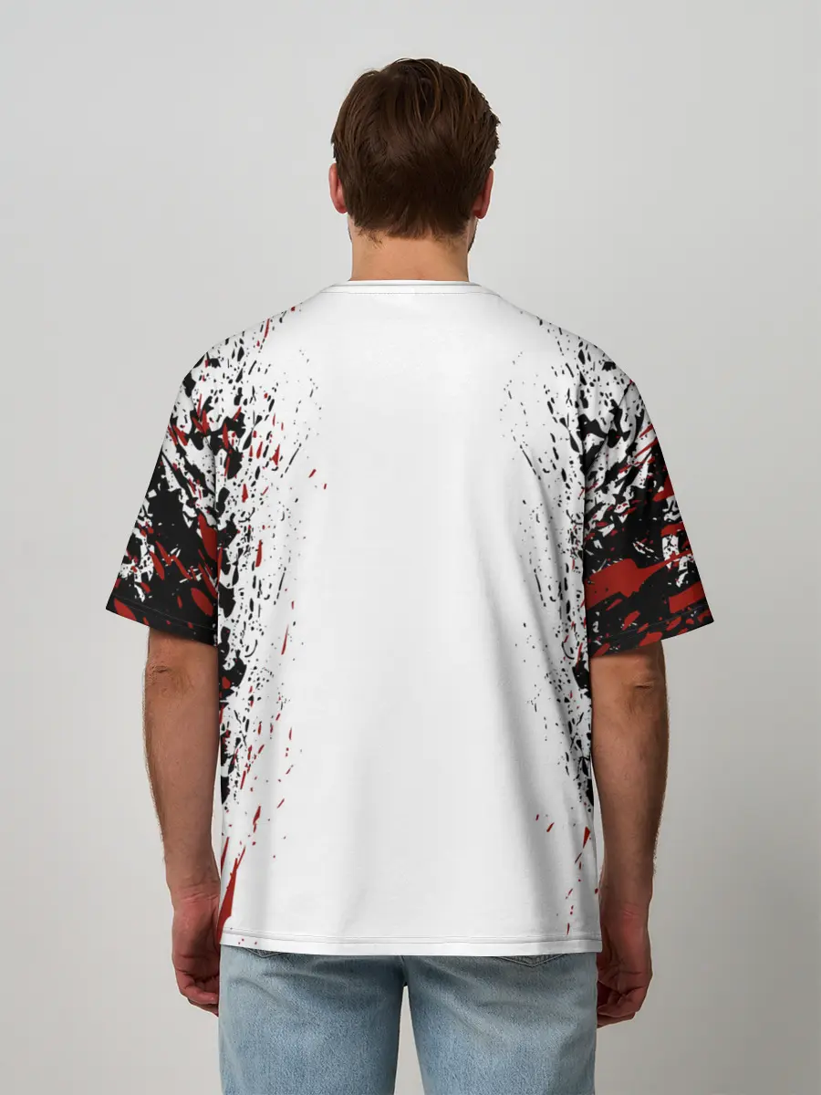 Мужская футболка оверсайз / VALKNUT | RUNES