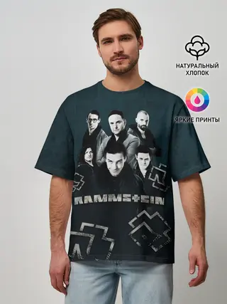 Мужская футболка оверсайз / Rammstein
