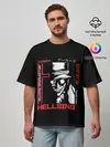 Мужская футболка оверсайз / Алукард в квадрате