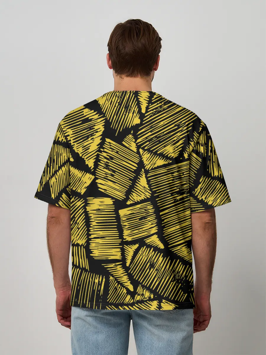 Мужская футболка оверсайз / годзилла