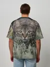 Мужская футболка оверсайз / Кошка
