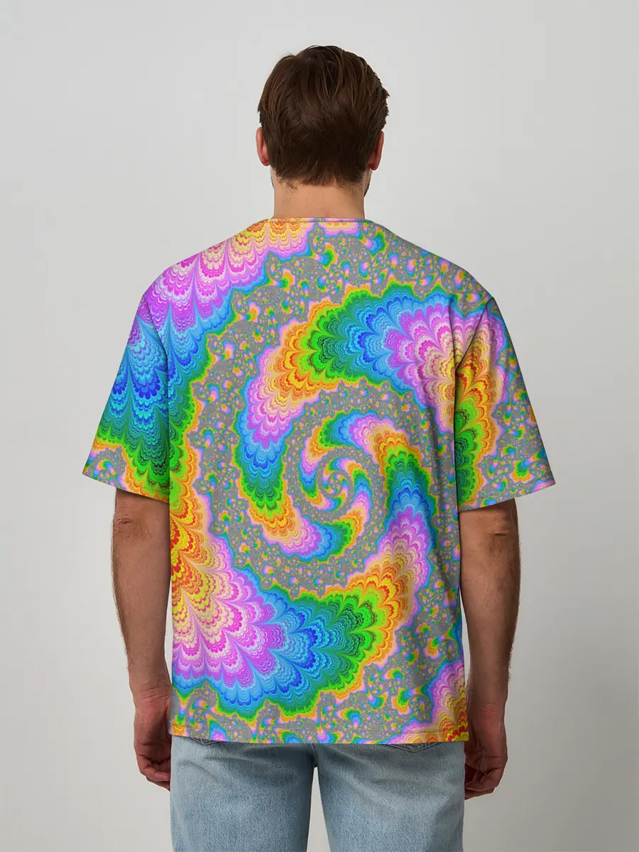 Мужская футболка оверсайз / КИСЛОТНЫЕ РАЗВОДЫ