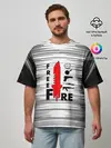 Мужская футболка оверсайз / Free Fire Фри Фаер,