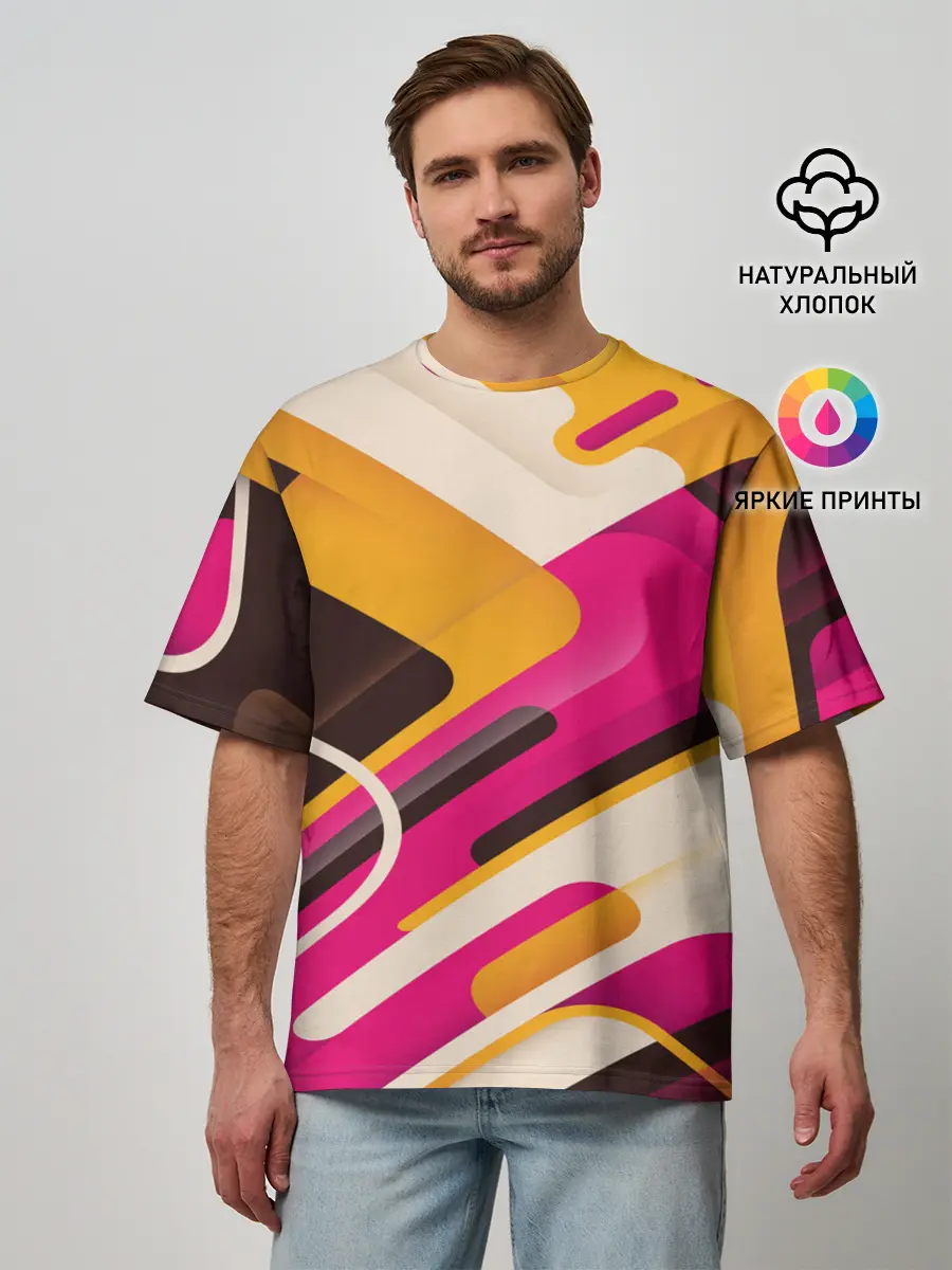 Мужская футболка оверсайз / Traffic